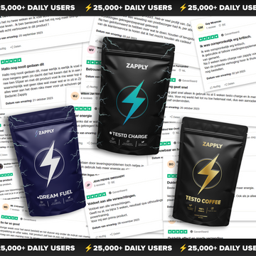 Zapply's ULTIMATE MEN BUNDLE- Testo Charge+ Testo Coffee & Dream Fuel